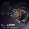 image:imageFIFINE Wired Open Back Headphones for Recording OverEar Monitor Headphones with 53mm Drivers  Airy Mesh Fabric  Detachable Mic Compatible with PCMixerAmplifierMobiles  Amplitank HD18 LiteBlack and purple
