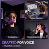 image:imageFIFINE Wired Open Back Headphones for Recording OverEar Monitor Headphones with 53mm Drivers  Airy Mesh Fabric  Detachable Mic Compatible with PCMixerAmplifierMobiles  Amplitank HD18 LiteBlack and purple